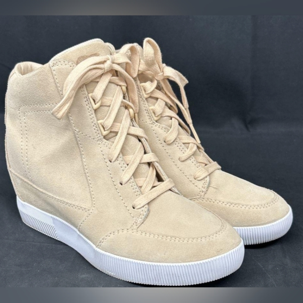 Sorel Out N About Waterproof Leather Wedge Booties Size 7.5 MSRP $139.95 - Picture 6 of 11